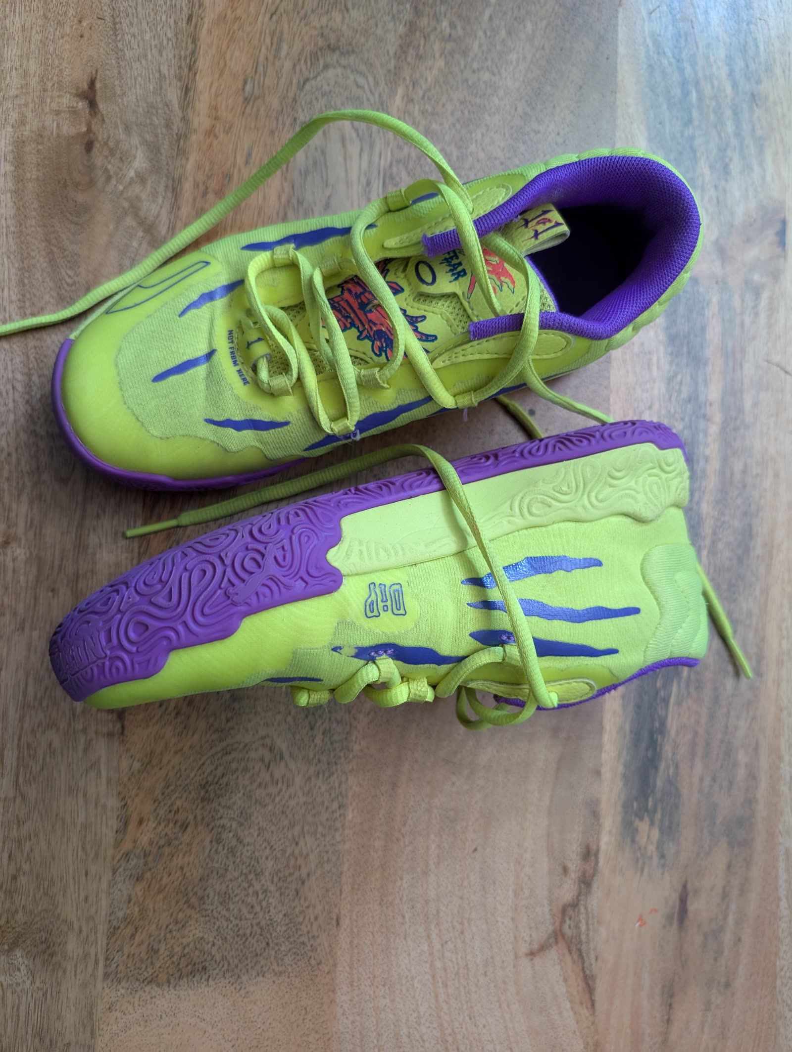 Puma MB.03 Spark (LaMelo Ball), yellow/purple, photo 1