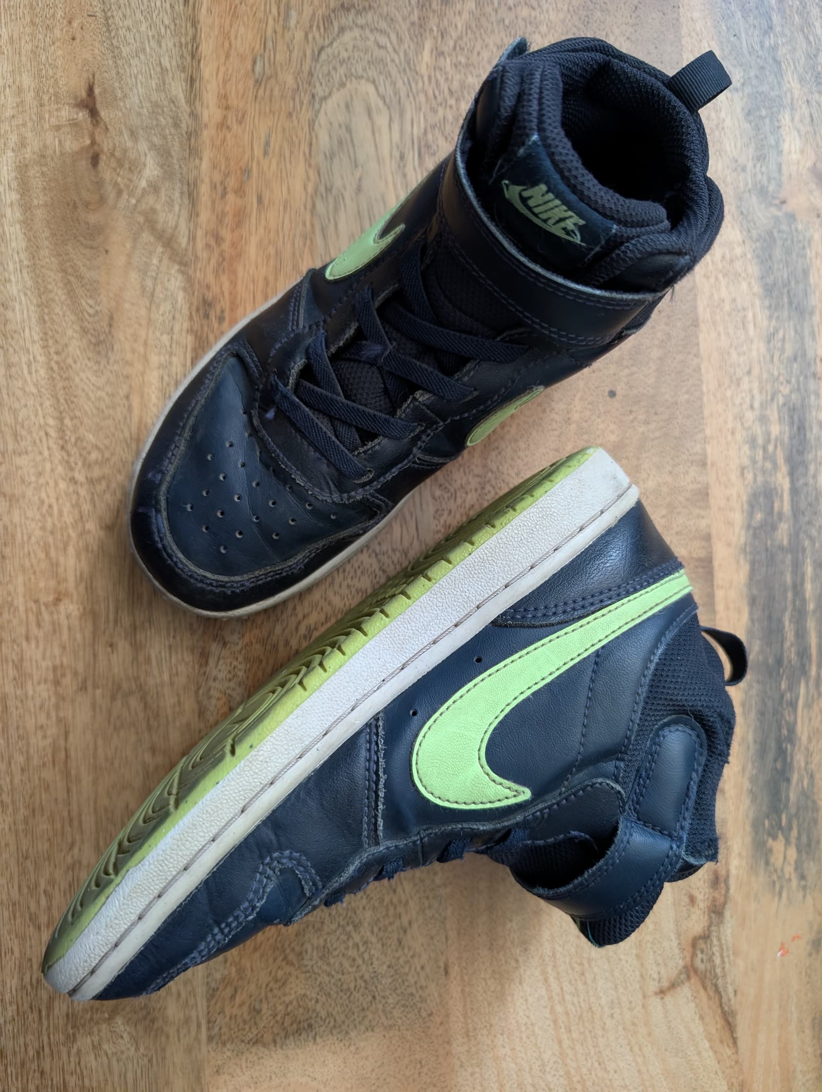 Nike Court Borough Mid 2, black/volt, photo 1