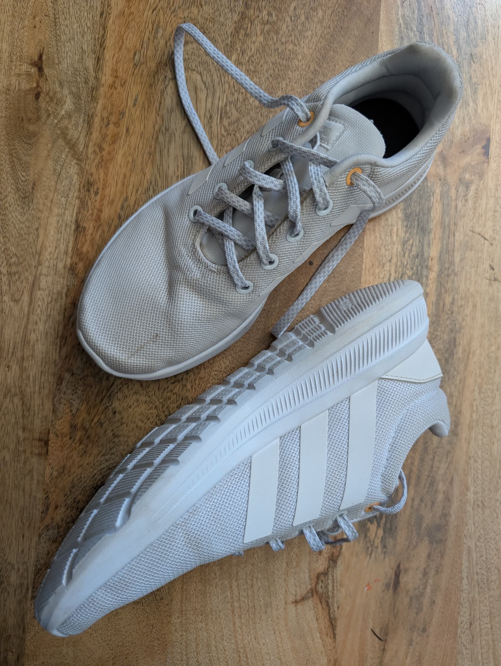 adidas mesh runner, white/light grey, photo 1